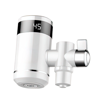 SJ-04-34 Abs Pegangan Tunggal Tampilan Suhu LED Keran Air Efisien Gratis Insulasi Keran Air Pemanas Listrik Instan